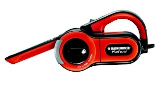 Black  Decker PAV1205 12V Dustbuster Pivot Automotive Vacuum Cleaner  Test [upl. by Dnob148]