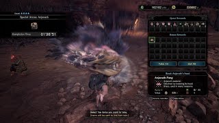 Monster Hunter World Iceborne Anjanath fang drop location [upl. by Dunton610]