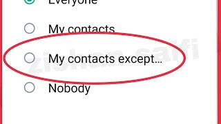 WhatsApp What is My contacts except Means Showing About Status Profile [upl. by Heron194]