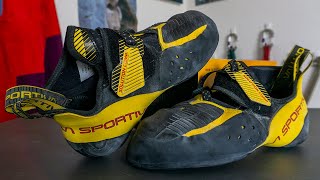 La Sportiva Solution Comp Rock Climbing Shoes [upl. by Yadnus]