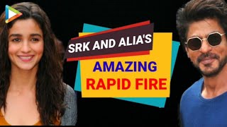 SRK  Alia Bhatts UNFORGETTABLE Rapid Fire On Dear Zindagi  Sidharth Malhotra  Varun Dhawan [upl. by Greenwald404]