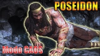 Poseidon en modo CAOS Chaos  Como derrotar a poseidon GOW3 muerte de poseidon [upl. by Yenittirb526]