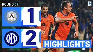 UDINESEINTER 12  HIGHLIGHTS  Inter come back from behind  Serie A 202324 [upl. by Lareneg]