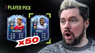 50 x FUT FANTASY PLAYER PICKS [upl. by Ynnot73]