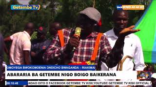 Ondicho Aganda The farewell for Riakimai 91 Jazz Band singer Nyamira [upl. by Samaj]