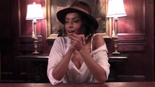 Kat Graham THE VAMPIRE DIARIES Set Visit Interview [upl. by Ayaet]