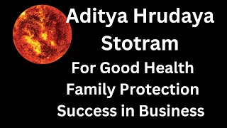 Aditya Hrudaya Stotram [upl. by Aitnecserc446]