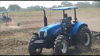 Tractores New Holland 6630 y T6120 una dupla imparable en los campos arroceros [upl. by Atselec]