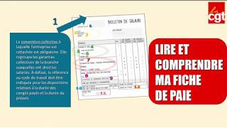 Lire et comprendre sa fiche de paie [upl. by Siekram399]