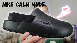 NIKE CALM MULE Review amp On Foot [upl. by Lesde]