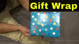 How To Gift Wrap Boxes PerfectlyFull Tutorial [upl. by Iene]