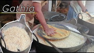 Gathiya Recipe  How To Make Bhavnagari Gathiya  Ratlami Sev  Besan Namkeen Gathiya  Gathiya Sev [upl. by Assilanna572]