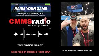 Bryan Bieschke CMRP of UpKeep on CMMSradio from Reliable Plant 2024 [upl. by Oregolac]