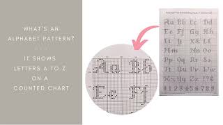 Cross Stitch Alphabet Patterns  Create Your Unique Cross Stitch Design with an Alphabet Pattern [upl. by Ainekahs]