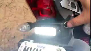 Video de Fan Estrobo SKP Intexeptor en moto  wwwSKPmx [upl. by Jacobina]