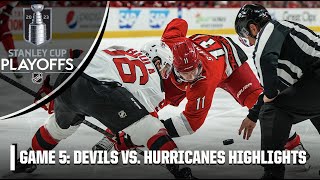 New Jersey Devils vs Carolina Hurricanes  Full Game Highlights [upl. by Jordan]