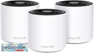 TPLink Deco AXE5400 TriBand WiFi 6E Mesh System – WiFi Review [upl. by Neelyad]