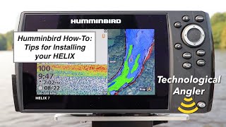 Humminbird HELIX Quick Tip Installation and Rigging Tips [upl. by Orban]