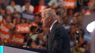 Vice President Joe Biden delivers passionate speech at the DNC [upl. by Aizat]