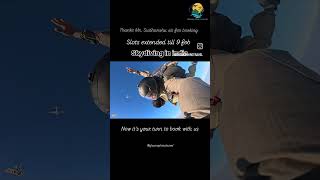 Guest review of SKYDIVING in india  Skydiving in india ujjain Ujjain me Skydiving 91 9760009709 [upl. by Devonna]