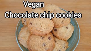 VEGAN CHOCOLATE CHIP COOKIES  VEGAN KOEKJES BAKKEN [upl. by Middendorf]