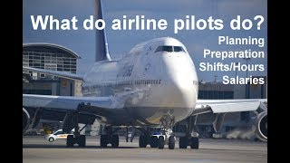 What Do Airline Pilots Do Commercial Pilot Life Pilot Pay Hours [upl. by Ial]