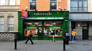 Souvenir shop PADDYWAGON 9 Talbot St in Dublin [upl. by Ulani]