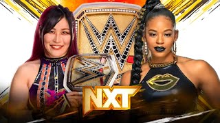 Iyo Sky vs Bianca Belair Womens Championship Full Match WWE NXT Highlights [upl. by Nations10]