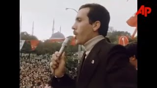 Recep Tayyip Erdoğan 1979 Yılında Mitingde Konuşuyor [upl. by Sillyhp]