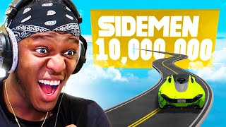 SIDEMEN REACH 10 MILLION SUBSCRIBERS ON GTA V [upl. by Hnamik721]