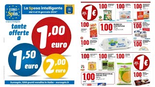 volantino Eurospin dal 4 al 14 Gennaio Tante offerte a 1€ Sfoglialo e scopri tutte le promozione [upl. by Enotna]