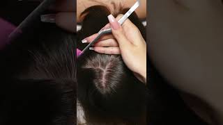 ASMR Relaxing LICE Check Removal and TREATMENT Real Person shorts short asmr [upl. by Alded]