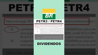 R 105 POR AÇÃO PETR4  QUANDO A PETROBRAS VAI PAGAR DIVIDENDOS  DATA COM EM AGOSTO petr3 petr4 [upl. by Revart689]