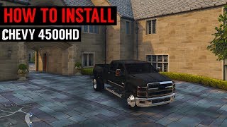 How to install Chevy 4500 HD on Gta V [upl. by Chema647]