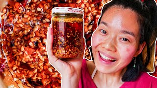 June Reveals The Secret Behind Homemade Chili Oil  Delish [upl. by Yerxa628]