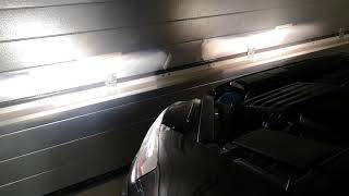 Comparison Osram CBB DS3 and stock HID bulb in a Mk7 GTI [upl. by Dasie]