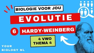 4 vwo  Evolutie  6  Evolutie in populaties HardyWeinberg [upl. by Donalt]