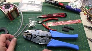 377 How to install a crimpon BNC connector to RG8X coax cable [upl. by Lakim942]