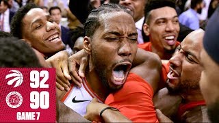 Kawhi sinks firstever Game 7 buzzerbeater to end the 76ers’ season  2019 NBA Playoff Highlights [upl. by Aleac886]