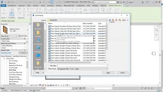 Load and Modify Doors  Autodesk Revit tutorial [upl. by Winter18]