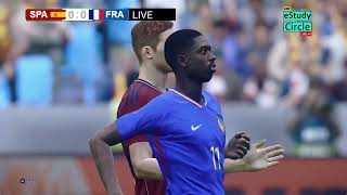 🔴EN DIRECT  Espagne vs France  Le match de demifinale PES 21 Simulation Gameplay [upl. by Luben]