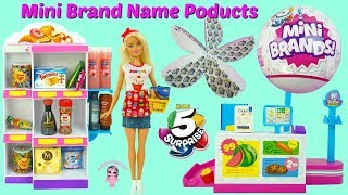 Zuru 5 Surprise Mini Brands Barbie and LOL Surprise Hairgoals Splatters Goes Shopping Kids Toys [upl. by Manda758]