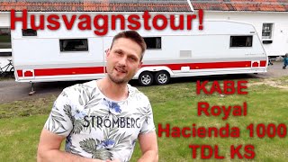 Vlogg 230  Husvagnstour Kabe Royal Hacienda 1000 TDL KS [upl. by Nyrhtac]