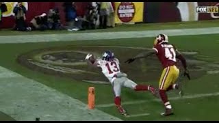 Odell Beckham Jr Makes Ridiculous Diving 1Handed TD Catch vs Washington [upl. by Vivie]