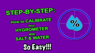 How To Calibrate A Hygrometer With Salt And Water  Explainer Video [upl. by Eneleuqcaj]