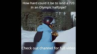 Snowboarding in an Olympic sized Halfpipe snowboard snowboarding halfpipesnowboarding [upl. by Euphemie526]