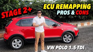 ECU REMAP PROS amp CONS  VW Polo 15 TDI Stage2 with EGR amp Cat Delete [upl. by Asilad]