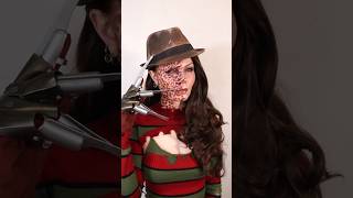 How sweet Fresh meat Freddykrueger nightmareonelmst halloween makeup [upl. by Cocke]