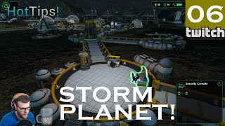 Planetbase STORM PLANET  Part 6  SECURITY  Lets Play Planet Base Gameplay Twitch [upl. by Lette]