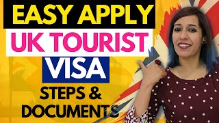 How to apply UK Visitor Visa Online 2024  UK Tourist Visa [upl. by Himelman804]